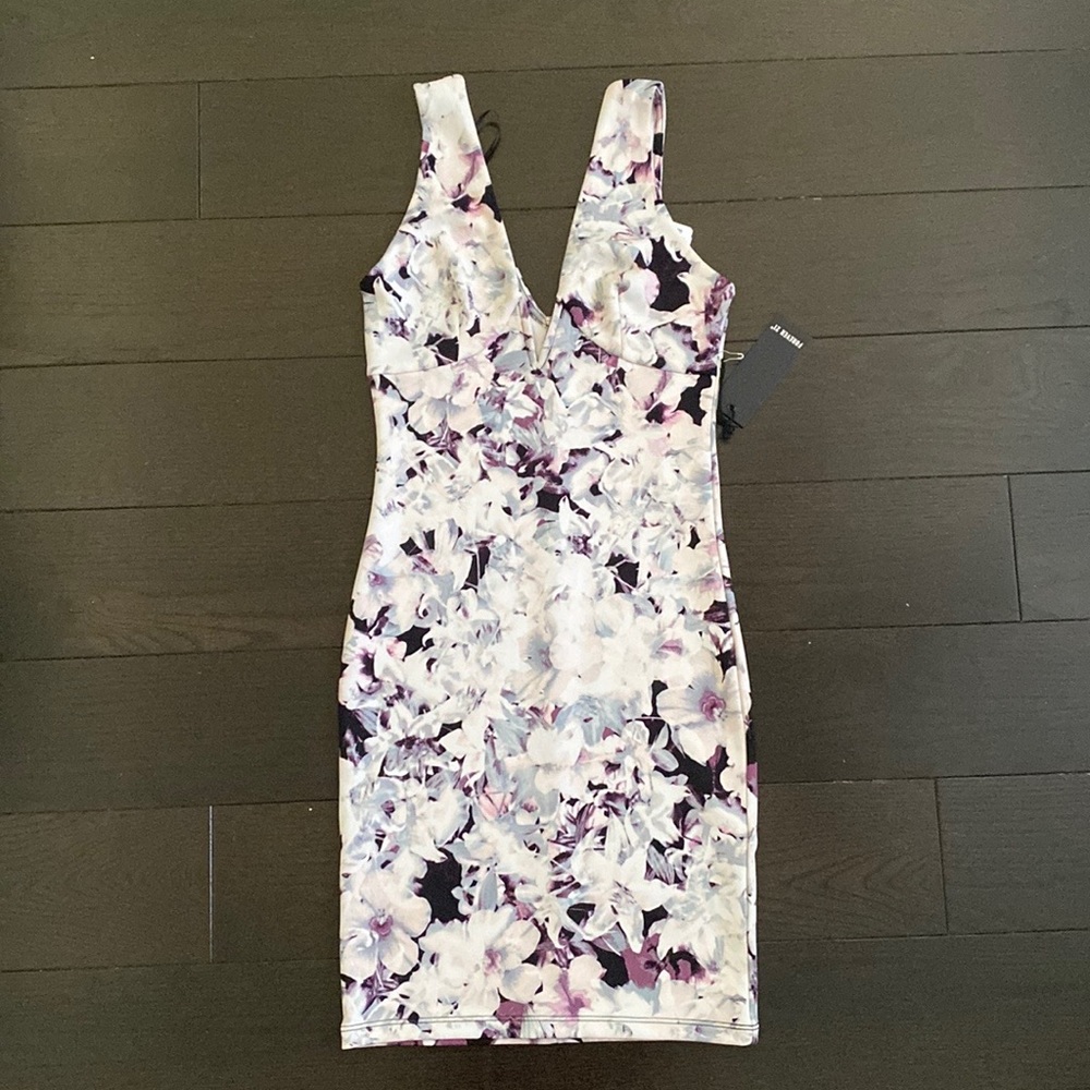 Floral bodycon dress